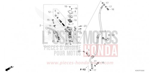 MAITRE-CYLINDRE DE FREIN AVANT CYLINDRE CBF125MEFT de 2026